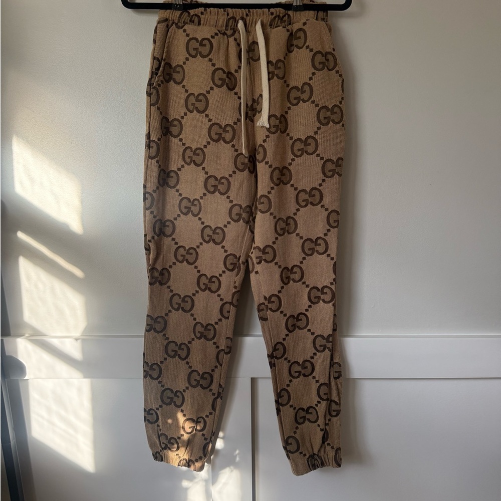 Brown Logo Track Pants